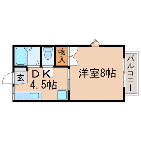 レピュート勝川Ⅰの物件間取画像